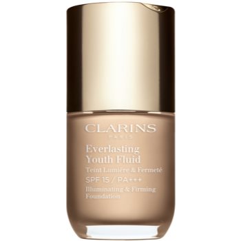 Clarins Everlasting Youth Fluid Foundation make-up pentru luminozitate SPF 15 - imagine 2